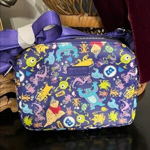 Crossbody: Buckle Down, Monsters Inc. Bag Pixar Disney NWOT